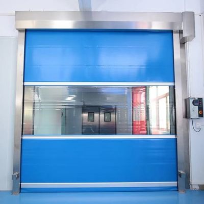 Industriel automatique d'atelier de rouleau de portes de tissu flexible rapide à grande vitesse de tirette