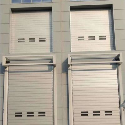Porte en spirale à grande vitesse de panneau de portes en spirale en aluminium du gouvernement 220mm