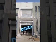 Porte roulante industrielle thermolaquée, lames en aluminium de 220 mm, ressorts de traction