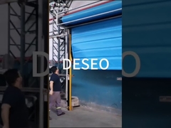 Porte rapide à haute vitesse à auto-réparation, résistance à la chaleur, antirouille, en acier inoxydable