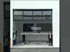 Automatique de roulement électrique extérieur en alliage d'aluminium à vue complète en alliage d'aluminium à trois couches en verre sectionnel