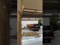 Porte sectionnelle en aluminium