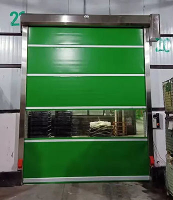 Rideau en plastique 50HZ 1.50KW en PVC de tirette de rouleau de volet rapide à réparation automatique de portes