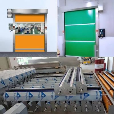 Les portes rapides industrielles de rouleau de photodétecteur enroulent la verticale de résistance/levage standard
