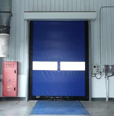 Pièce propre de rouleau de PVC d'acier inoxydable de portes d'automation d'entrepôt rapide du volet 220V