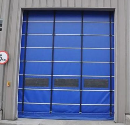 Portes rapides à grande vitesse adaptées aux besoins du client de rouleau de congélateur avec l'entrepôt infrarouge de capteur
