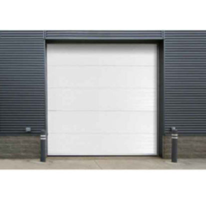 conception moderne sectionnelle industrielle 50mm~80mm épaisseur isolée porte de garage sectionnelle, commerciales portes sectionnelles