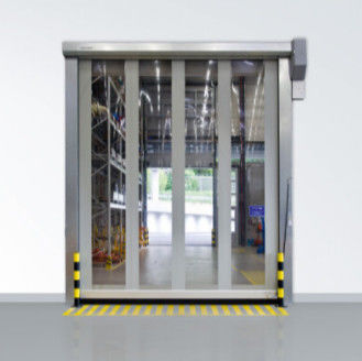 Portes à rouleaux rapides isolées personnalisées pour rouleaux industriels à fermeture éclair