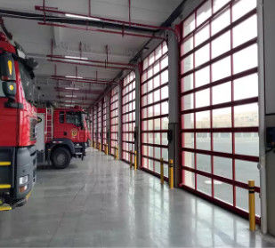 Porte sectionnelle en aluminium manuelle ou automatique à l'épreuve du son CE