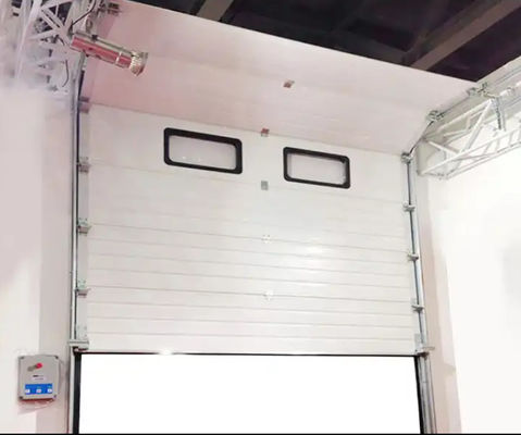 50mm-80mm épaisseur sectionnelle isolée porte d'espace pour entrepôt et commerciaux prix de gros pas cher porte de garage