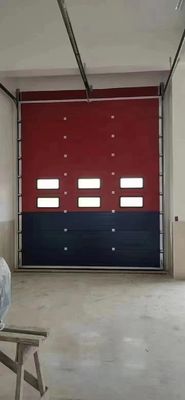 Portes à rouleaux rapides isolées de sécurité Opération manuelle/automatique Faible entretien PVC en gros