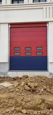 Portes à rouleaux rapides isolées de sécurité Opération manuelle/automatique Faible entretien PVC en gros