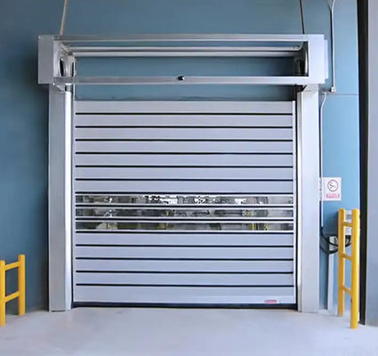 Vitesse contrôlée par PLC 220V alimentation porte en spirale avec 0,8m/s Fermeture usine de fabrication Automatique porte de volet