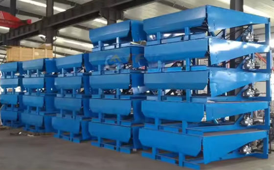 Élevageur de quai de chargement électrique avec une capacité de 10 000 à 20 000 lb, revêtu de poudre et sécurité améliorée
