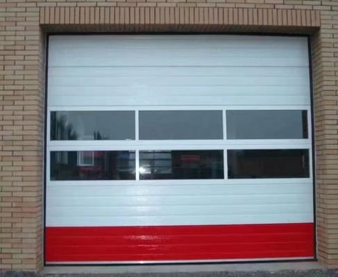 Porte à rouleaux rapides de sécurité avancée avec isolation thermique et conception résistante aux intempéries Porte à fermeture à glissière moderne