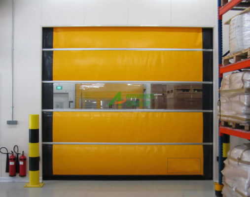 Sécurité Porte à rouleaux rapides avec installation facile Faible entretien / réduction du bruit