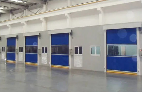 Portes à rouleaux rapides à isolation thermique avec installation facile
