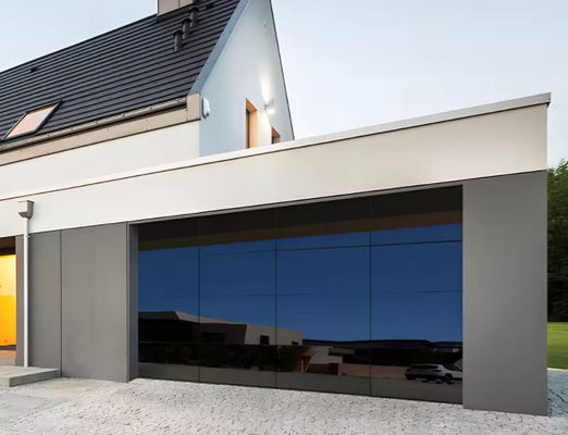Porte sectionnelle en aluminium avec une excellente surface isolante en poudre en blanc/brun/gris/noir