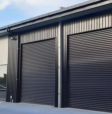 Porte sectionnelle isolée en acier avec isolation en mousse de polyuréthane pour garage