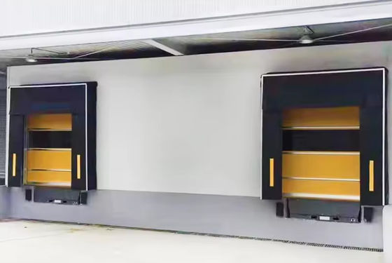 Résistant aux intempéries Tissu de cordon de chargement Abris de quai Facile à installer avec une logistique à faible entretien