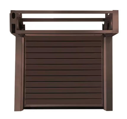 Alloy d'aluminium 0,75KW moteur PLC réglée vitesse ouvre-porte en spirale avec 220V alimentation électrique porte industrielle de haute qualité