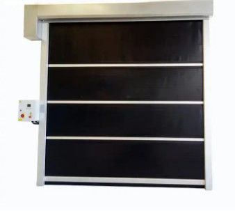 Portes à rouleaux rapides isolées de sécurité résistantes aux intempéries Design moderne en gros Industriel Automatique Rapide à grande vitesse PVC