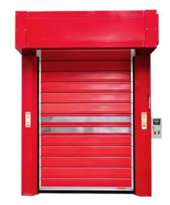Porte en spirale en aluminium avec système de commande PLC 0,75 kW