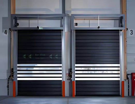 Porte en spirale en aluminium avec système de commande PLC 0,75 kW