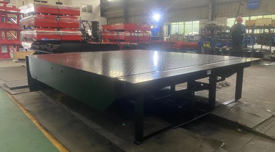 Nivelateur hydraulique électrique personnalisable avec chaîne de sécurité et boutons de commande