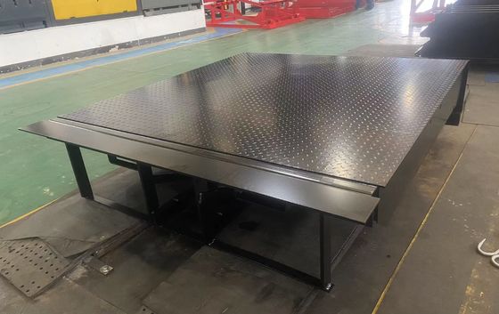 Nivelateur hydraulique électrique personnalisable avec chaîne de sécurité et boutons de commande