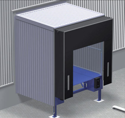 Container de rideau en PVC d'entrepôt personnalisé
