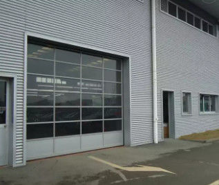 Portes de garage en aluminium à double vitrage étanche à l'eau