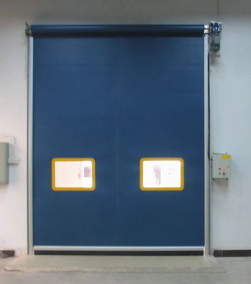 Porte à volets en PVC personnalisé à grande vitesse avec fermeture rapide en acier inoxydable et fermeture à glissière à commande intelligente