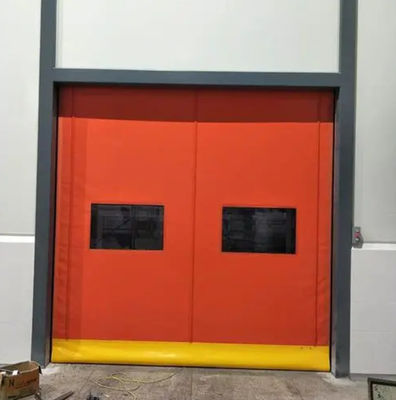 Porte à volets en PVC personnalisé à grande vitesse avec fermeture rapide en acier inoxydable et fermeture à glissière à commande intelligente