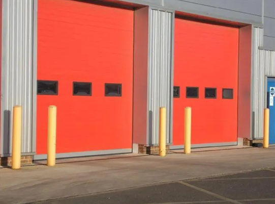 Porte à rouleaux rapides résistante aux intempéries personnalisée avec isolation thermique et bruit