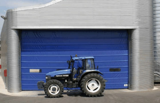 Sécurité élevée personnalisation haute vitesse PVC roulement vers le haut Rapide Fermeture de porte 304 acier inoxydable
