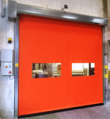 Isolation électrique imperméable à l'eau personnalisée haute vitesse PVC roulement vers le haut Rapid Shutter Door 304 Matériau en acier inoxydable pour le fonctionnement automatique et l'efficacité