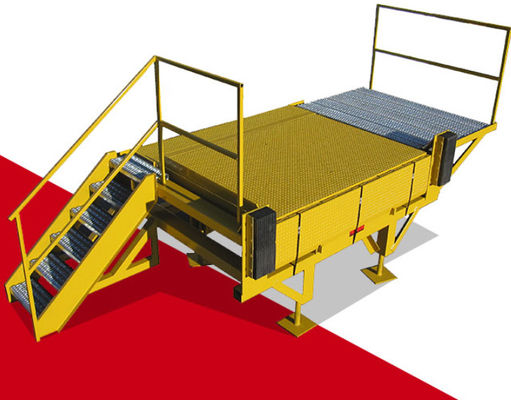 Nivelateur de quai de chargement personnalisable avec source d'alimentation hydraulique électrique