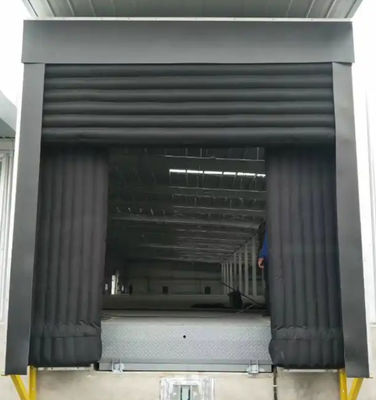 Logistique de haute qualité entrepôt dock industriel durabilité moderne couleur personnalisée chargement abris de quai faciles à installer protection contre les éléments