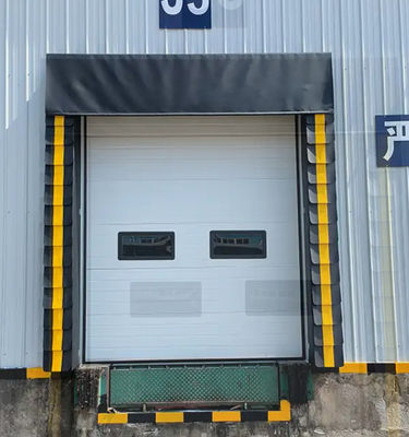 Logistique de haute qualité entrepôt dock industriel durabilité moderne couleur personnalisée chargement abris de quai faciles à installer protection contre les éléments