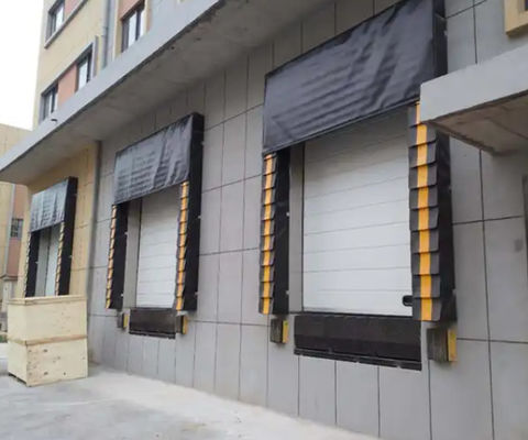 Prévenir les débris extérieurs coussin de haute portabilité industriel réglable gonflable isolé étanche à l'air scellé abri de quai pour les opérations de chargement