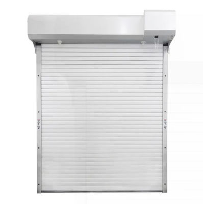 Industrie entrepôt rapide isolé en aluminium transparent porte en spirale à grande vitesse efficacité de sécurité vitesse d'ouverture 0,8 m/s pour les environnements à rythme rapide