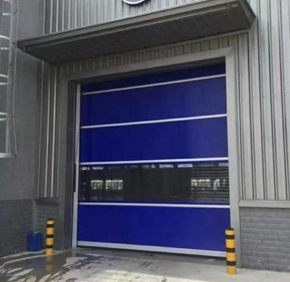 Porte à volets en PVC industriel à grande vitesse 304 en acier inoxydable
