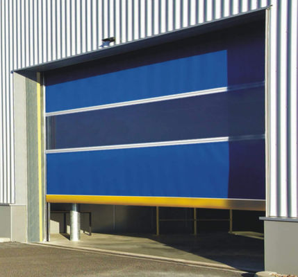 Velocité élevée PVC roulement vers le haut Rapide Fermeture de porte 304 en acier inoxydable Matériau d'isolation manuel