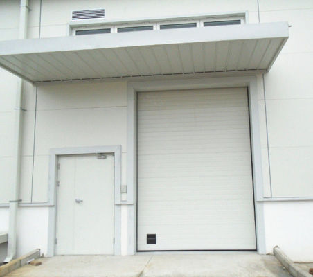 Porte de garage sectionnelle 50 mm-80 mm d'épaisseur isolée Porte de garage sectionnelle pour centre commercial et commercial