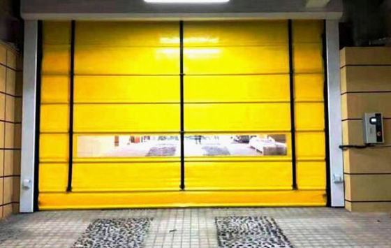 Velocité élevée PVC roulement vers le haut Rapide Fermeture Porte 304 Matériau en acier inoxydable Solution idéale pour les espaces de stockage isolés