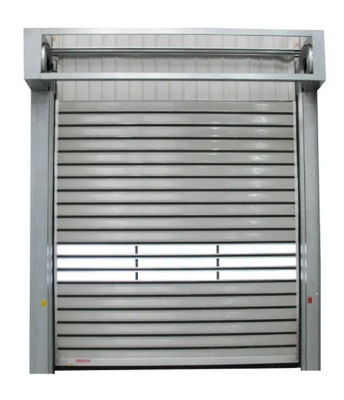 Système de sécurité du capteur photoélectrique Porte en spirale transparente en aluminium à grande vitesse pour une efficacité maximale et des performances fluides