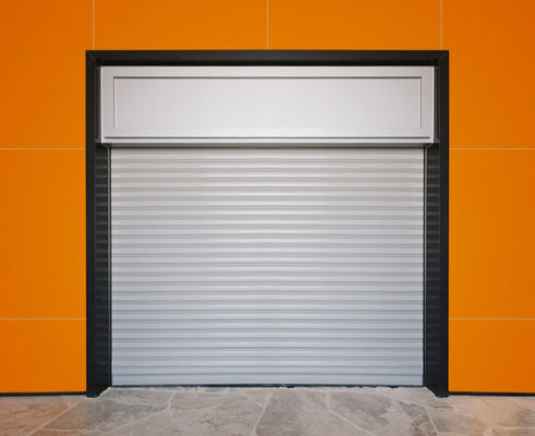 Facilité d'installation à grande vitesse PVC enroulé vers le haut Rapide Fermeture de porte 304 acier inoxydable Fermeture à glissière de conception moderne