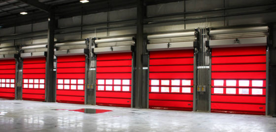 Porte à volets en PVC à haute vitesse personnalisée 304 en acier inoxydable avec isolation