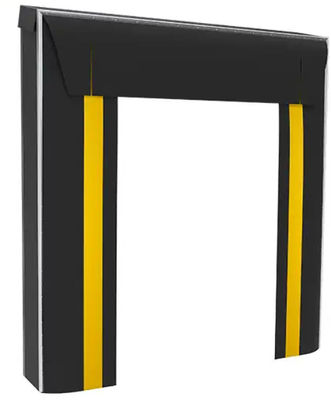 Éponge en PVC à haute étanchéité Chargement flexible Déchargement personnalisé Système de chargement réglable en couleur Abri de porte de quai pour chargement lourd